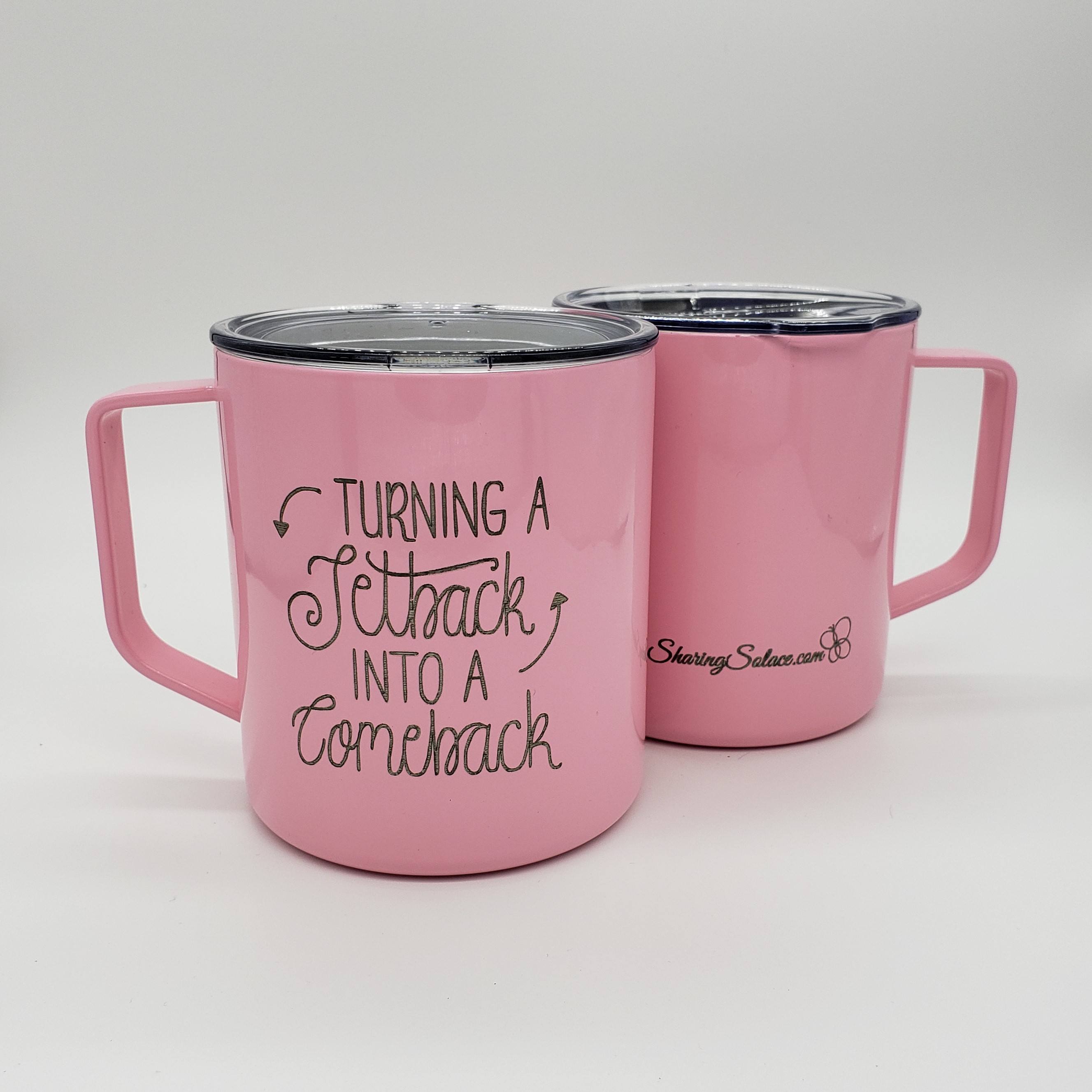 Grindstore Tazza In Ceramica Rosa Neon | 325 Ml | "Sorry This Cup Of F*CKS Is Empty" | Divertente E Adatta A Microonde/Lavastoviglie